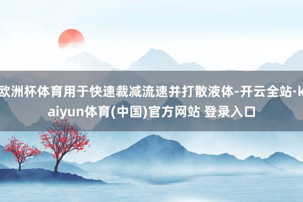 欧洲杯体育用于快速裁减流速并打散液体-开云全站·kaiyun体育(中国)官方网站 登录入口