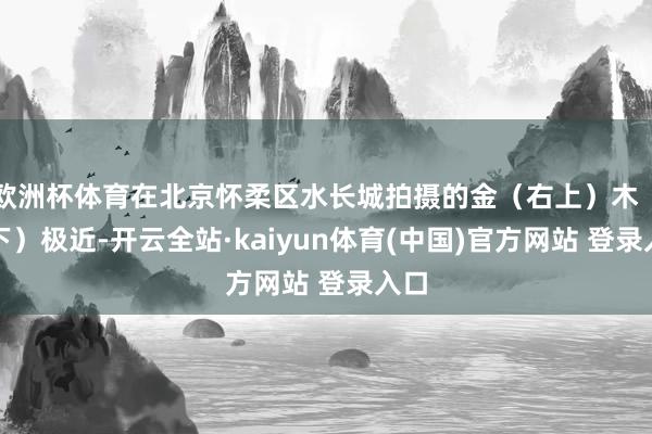 欧洲杯体育在北京怀柔区水长城拍摄的金（右上）木（左下）极近-开云全站·kaiyun体育(中国)官方网站 登录入口